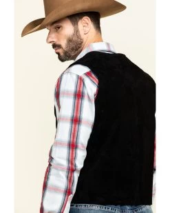 Cody James Men's Angus Suede Vest  -Ariat Store 2000291052 001 P5