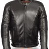 Milwaukee Leather Men's Side Lace Vented Scooter Jacket