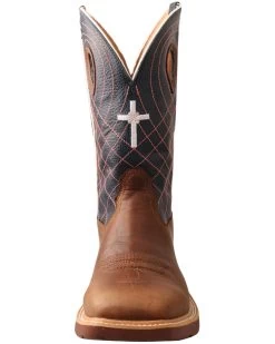 Twisted X Men's Waterproof CellStretch Western Work Boots - Soft Toe -Ariat Store 2000307472 200 P5