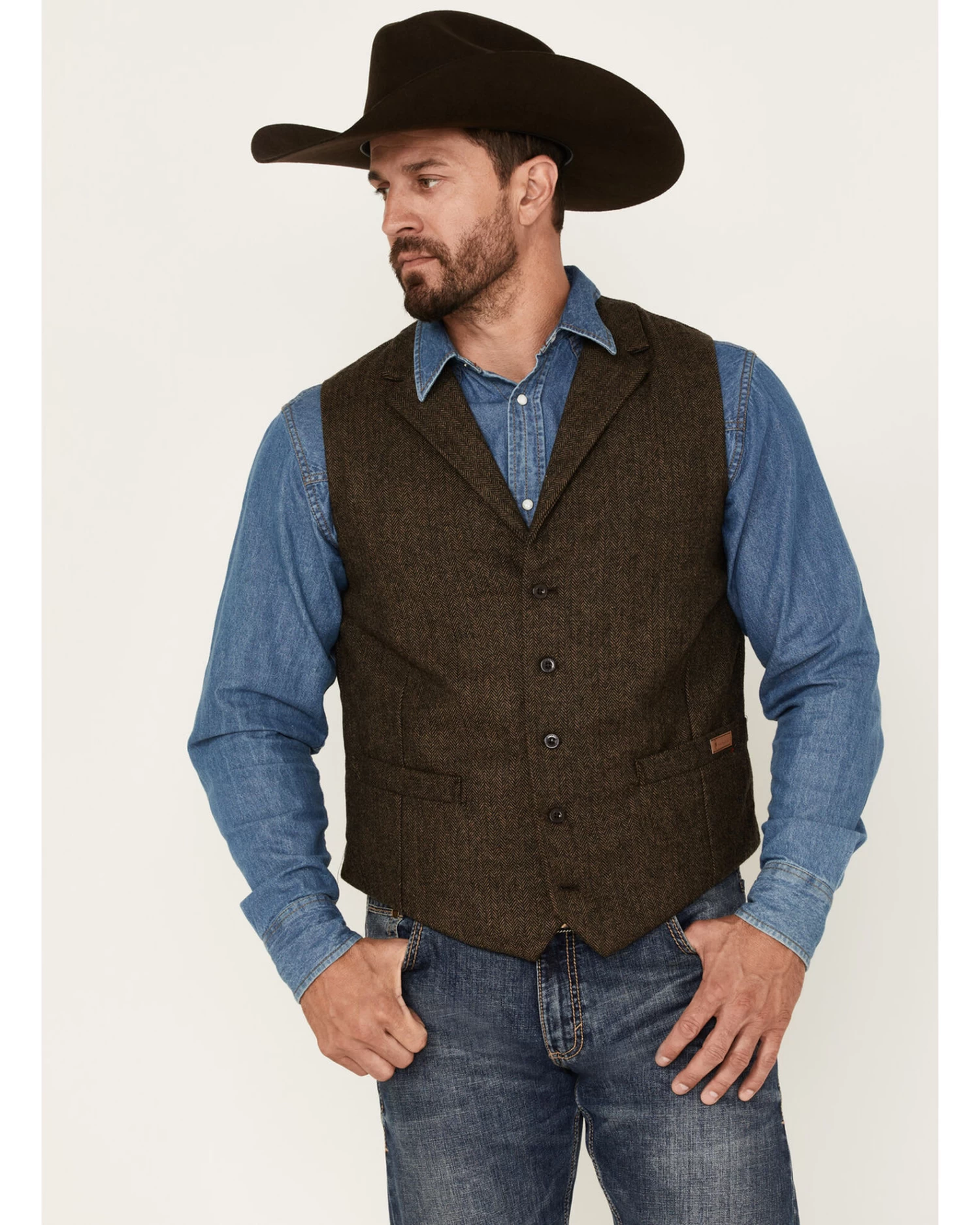 Outback Trading Co. Men's Brown Jessie Vest 1 Outback Trading Co. Men's Brown Jessie Vest