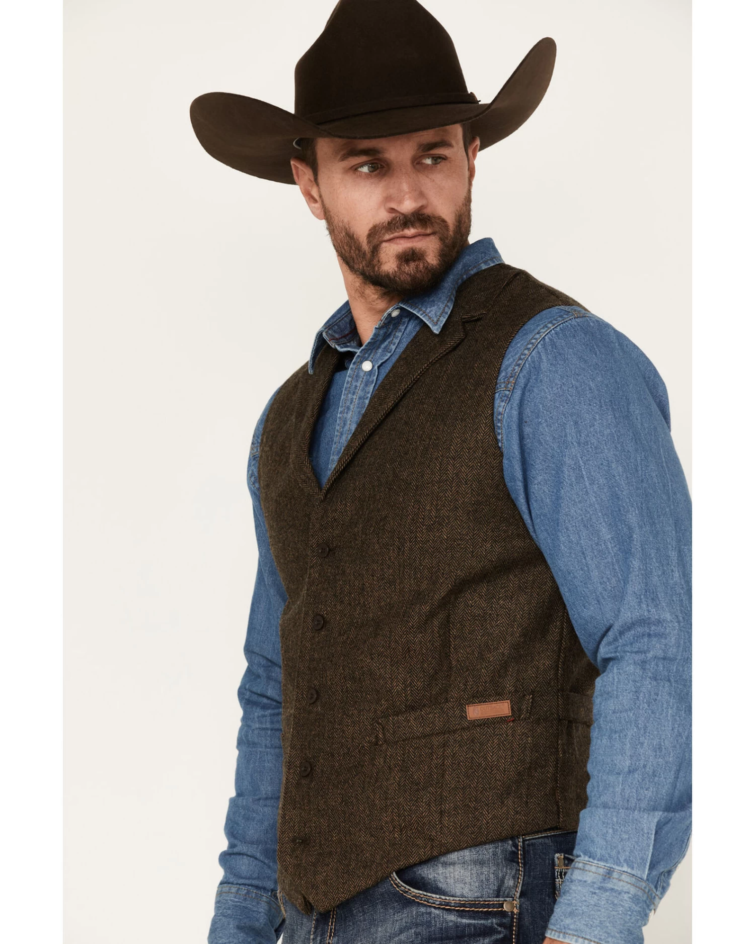 Outback Trading Co. Men's Brown Jessie Vest 2 Outback Trading Co. Men's Brown Jessie Vest - Image 2