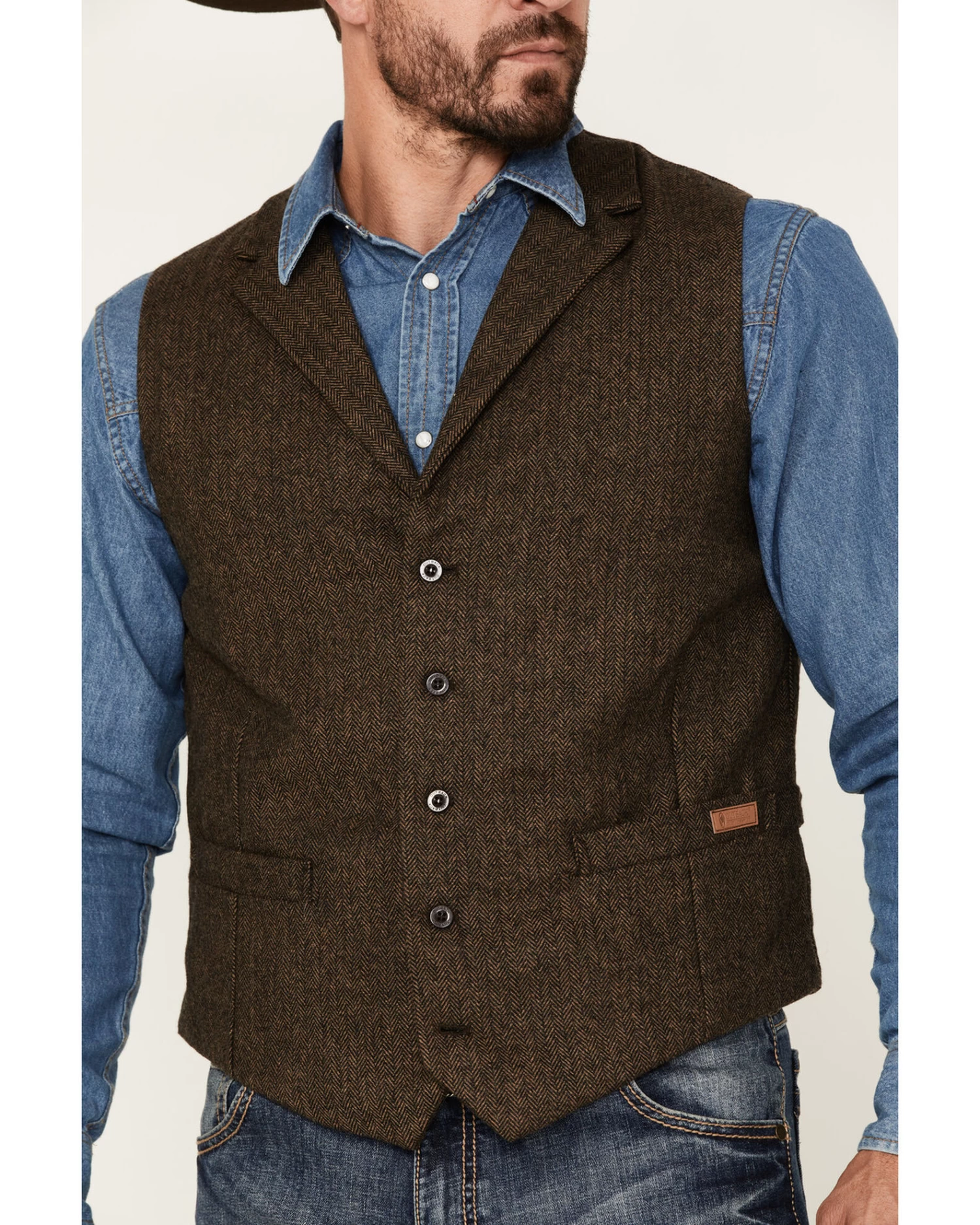 Outback Trading Co. Men's Brown Jessie Vest 3 Outback Trading Co. Men's Brown Jessie Vest - Image 3