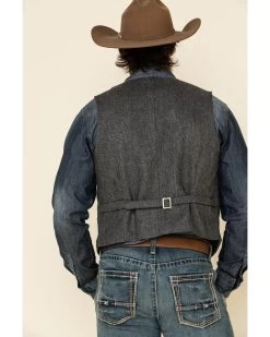 Outback Trading Co. Men's Charcoal Jessie Vest  -Ariat Store 2000323000 022 P3