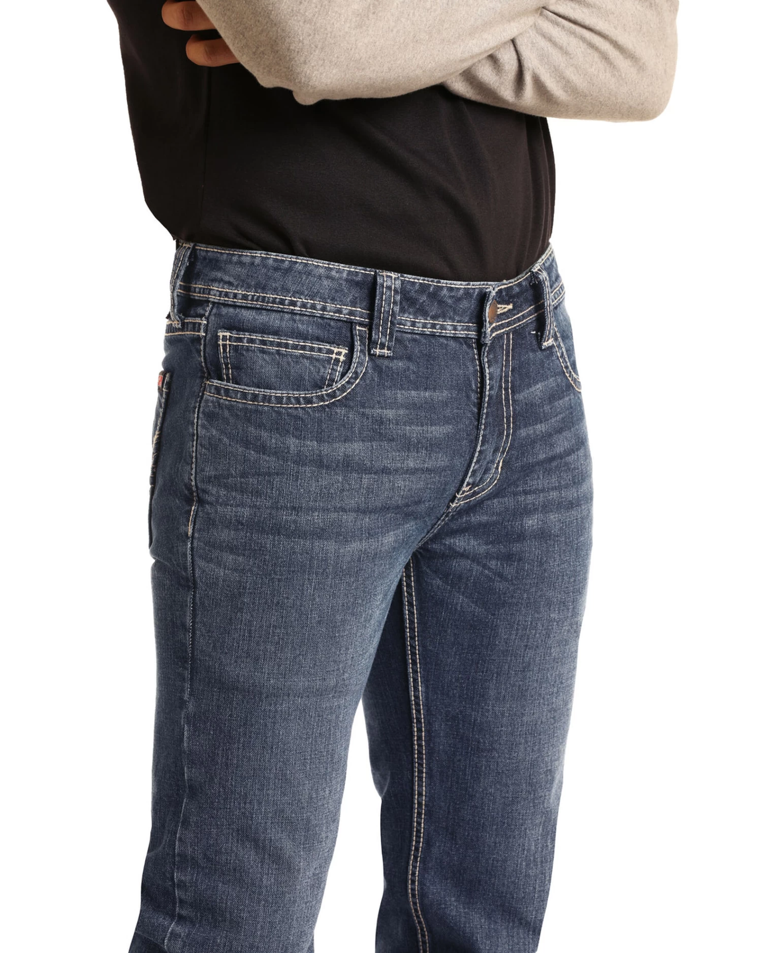 Rock & Roll Denim Men's FR Pistol Light Classic Straight Work Jeans 2 Rock & Roll Denim Men's FR Pistol Light Classic Straight Work Jeans - Image 2