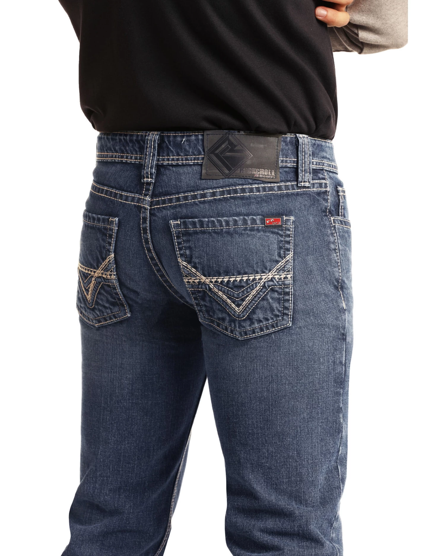 Rock & Roll Denim Men's FR Pistol Light Classic Straight Work Jeans 4 Rock & Roll Denim Men's FR Pistol Light Classic Straight Work Jeans - Image 4