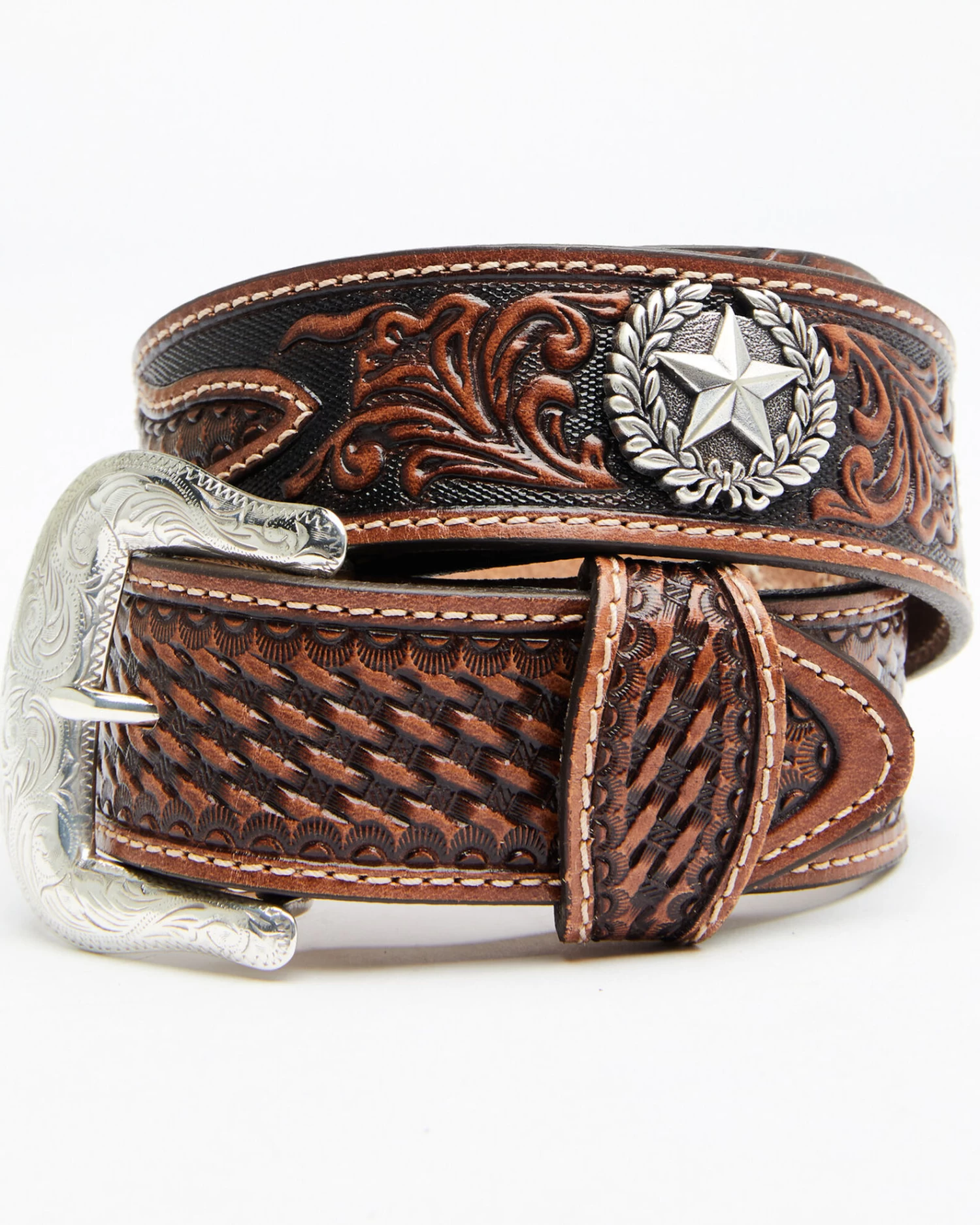Justin Men's San Jacinto Western Belt 1 Justin Men's San Jacinto Western Belt
