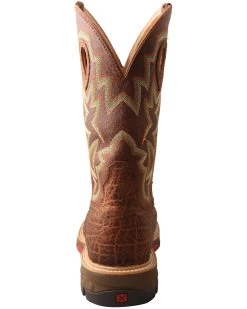 Twisted X Men's Tan Western Work Boots - Composite Toe -Ariat Store 2000335459 280 P4