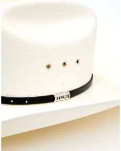 Stetson Men's Natural Hangerman Straw Western Hat 5 Stetson Men's Natural Hangerman Straw Western Hat -Ariat Store 2000338789 101 P3