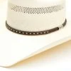 Stetson Men's Natural Crowley Straw Western Hat  