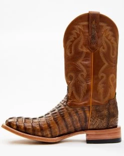 Cody James Men's Exotic Caiman Tail Skin Western Boots - Broad Square Toe -Ariat Store 2000338956 200 P3