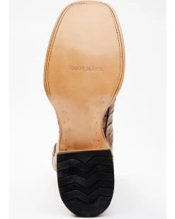 Cody James Men's Exotic Caiman Tail Skin Western Boots - Broad Square Toe -Ariat Store 2000338956 200 P7