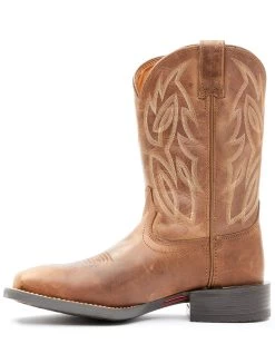 Justin Men's Dusky Brown Canter Cowhide Leather Western Boots - Broad Square Toe 9 Justin Men's Dusky Brown Canter Cowhide Leather Western Boots - Broad Square Toe -Ariat Store 2000341632 200 P3