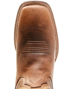 Justin Men's Dusky Brown Canter Cowhide Leather Western Boots - Broad Square Toe 12 Justin Men's Dusky Brown Canter Cowhide Leather Western Boots - Broad Square Toe -Ariat Store 2000341632 200 P6