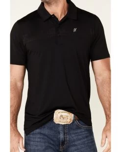 HOOey Men's Cowboy Golf Print The Weekender Short Sleeve Polo Shirt  -Ariat Store 2000342326 001 P3