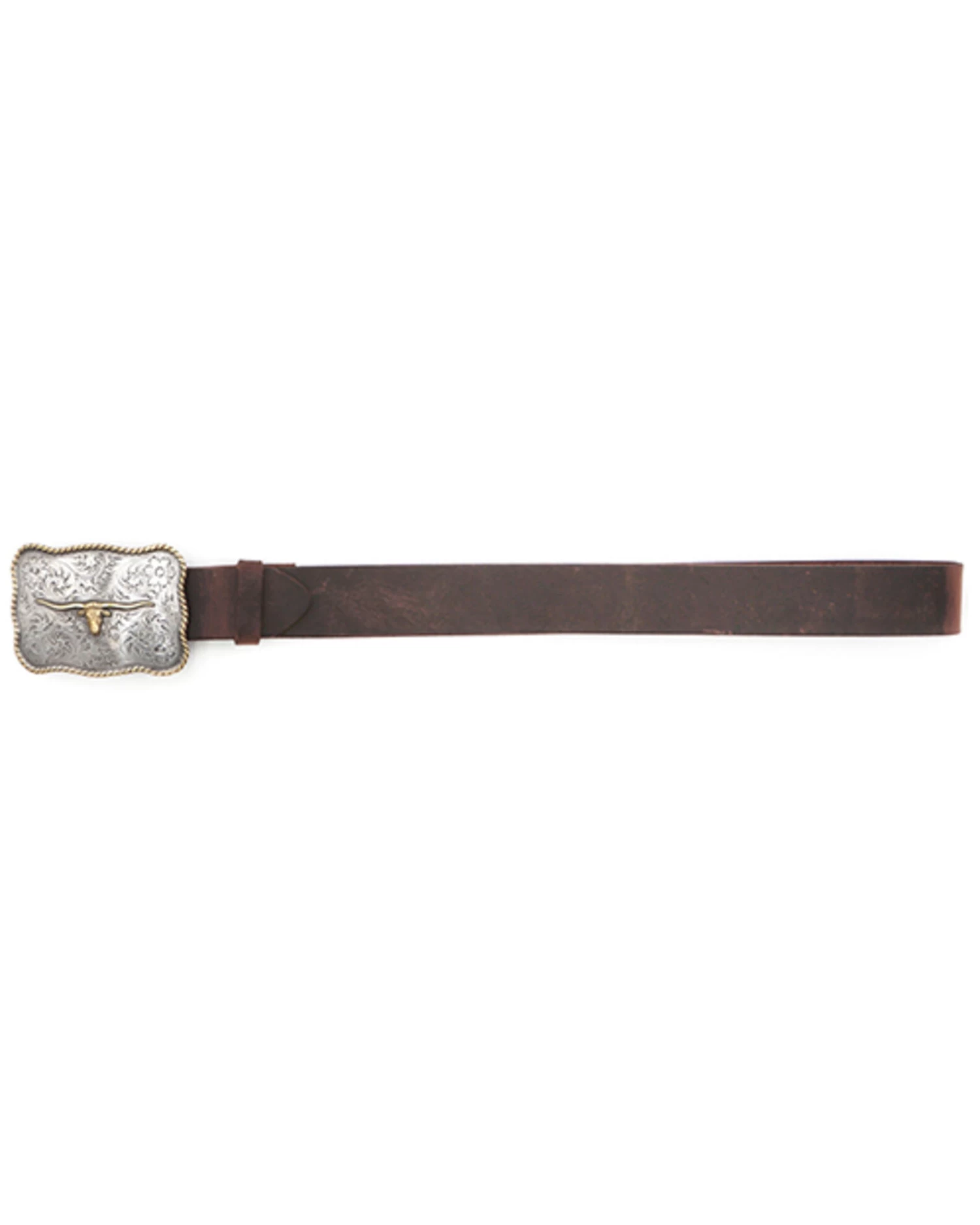 Cody James Men's Scalloped Longhorn Western Belt 2 Cody James Men's Scalloped Longhorn Western Belt - Image 2