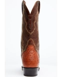 El Dorado Men's Exotic Full-Quill Ostrich Skin Western Boots - Medium Toe -Ariat Store 2000350240 235 P5