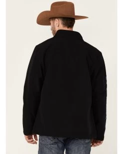 Cody James Core Men's Royal Embroidered Logo Sleeve Zip-Front Steamboat Jacket  -Ariat Store 2000350760 001 P4