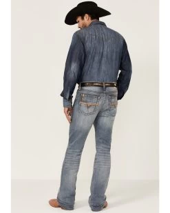 Cody James Core Men's Bear Down Light Wash Stretch Slim Bootcut Jeans  -Ariat Store 2000351786 400 P3