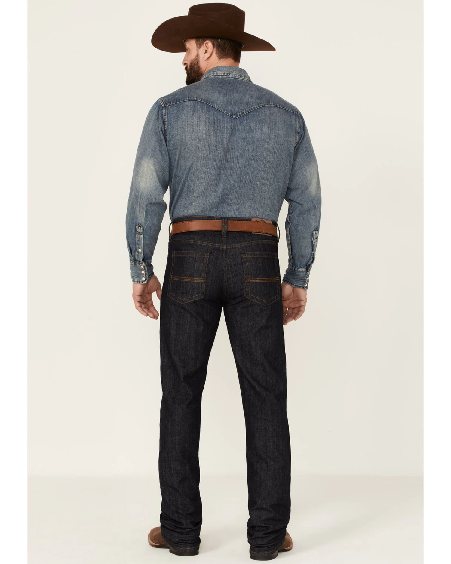 Cody James Men's Heeler Dark Wash Stretch Stackable Straight Leg Jeans 3 Cody James Men's Heeler Dark Wash Stretch Stackable Straight Leg Jeans - Image 3