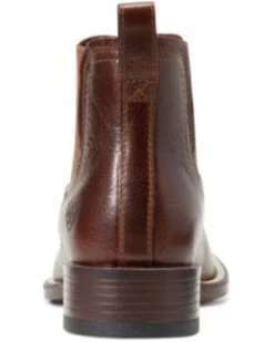 Ariat Men's Booker Bantamweight Royal Brown Ultra Full-Grain Leather Ankle Boot - Broad Square Toe  -Ariat Store 2000356429 200 P3