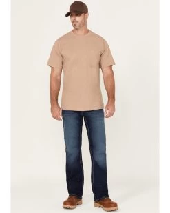 Ariat Men's FR M4 Stillwell Dark Wash Durastretch Relaxed Bootcut Work Jeans 