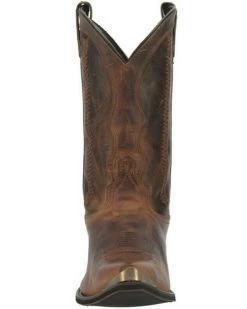 Laredo Men's Murphy Braid Bucklace Distressed Western Boots - Snip Toe  -Ariat Store 2000356844 240 P4
