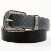 Cody James Men's Hair-On Black Western Belt