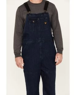 Hawx Men's Stretch Denim Bib Overalls 6 Hawx Men's Stretch Denim Bib Overalls -Ariat Store 2000357917 402 P3