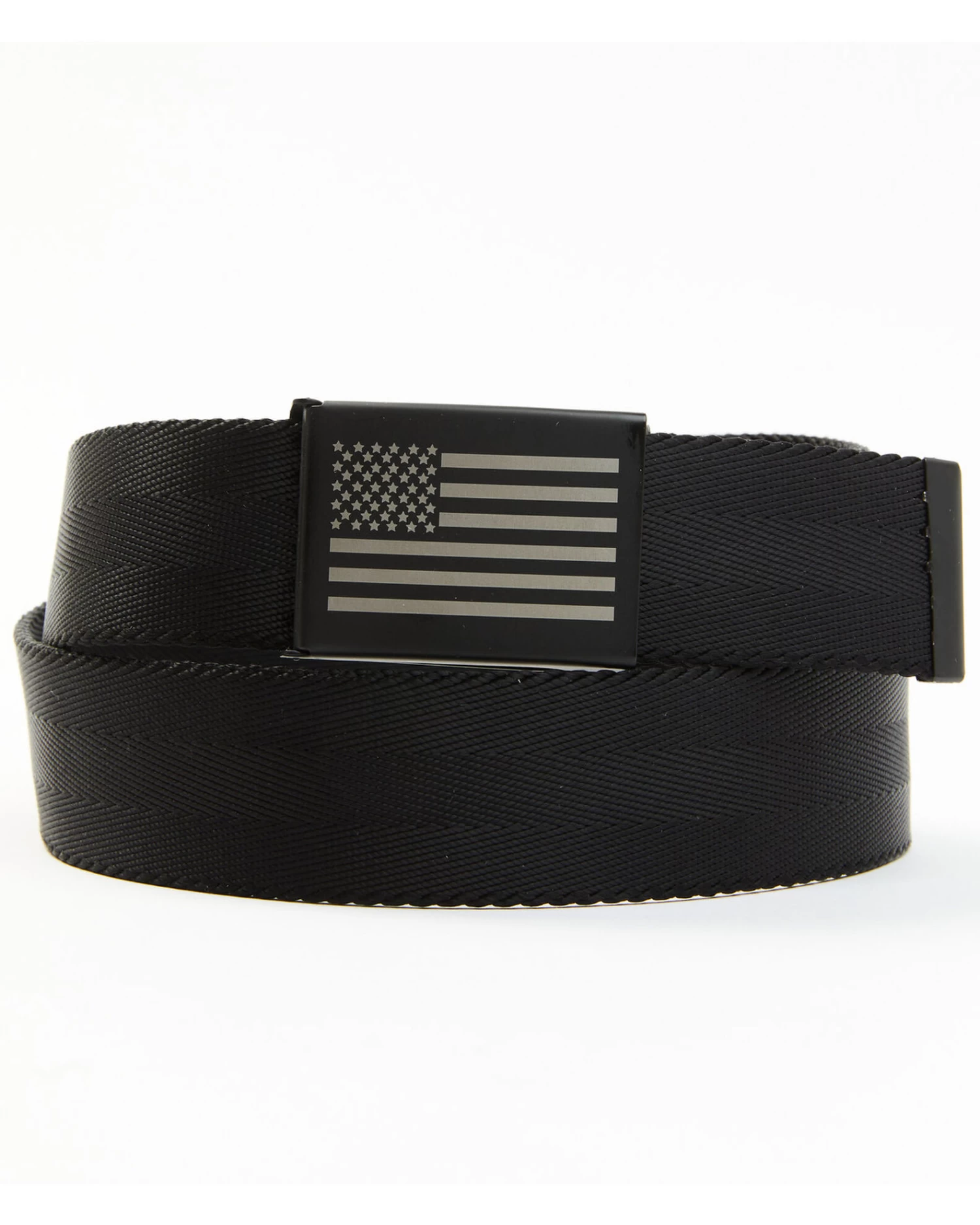 Brothers & Sons Men's Antique Flag Plaque Buckle Nylon Belt 1 Brothers & Sons Men's Antique Flag Plaque Buckle Nylon Belt
