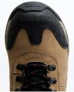 Hawx Men's Talon 2 Deep Taupe Waterproof Lace-Up Hiking Work Boots - Broad Square Toe  -Ariat Store 2000359697 251 P6