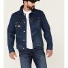 Wrangler X Fender Men's Cowboy Rockstar Patch Denim Jacket 