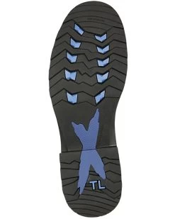 Tony Lama Men's Boom Saddle Cowhide Pull On Western Work Boots - Composite Toe  -Ariat Store 2000362943 280 P7