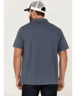 Brothers & Sons Men's Short Sleeve Slub Polo Shirt 7 Brothers & Sons Men's Short Sleeve Slub Polo Shirt -Ariat Store 2000364471 402 P4
