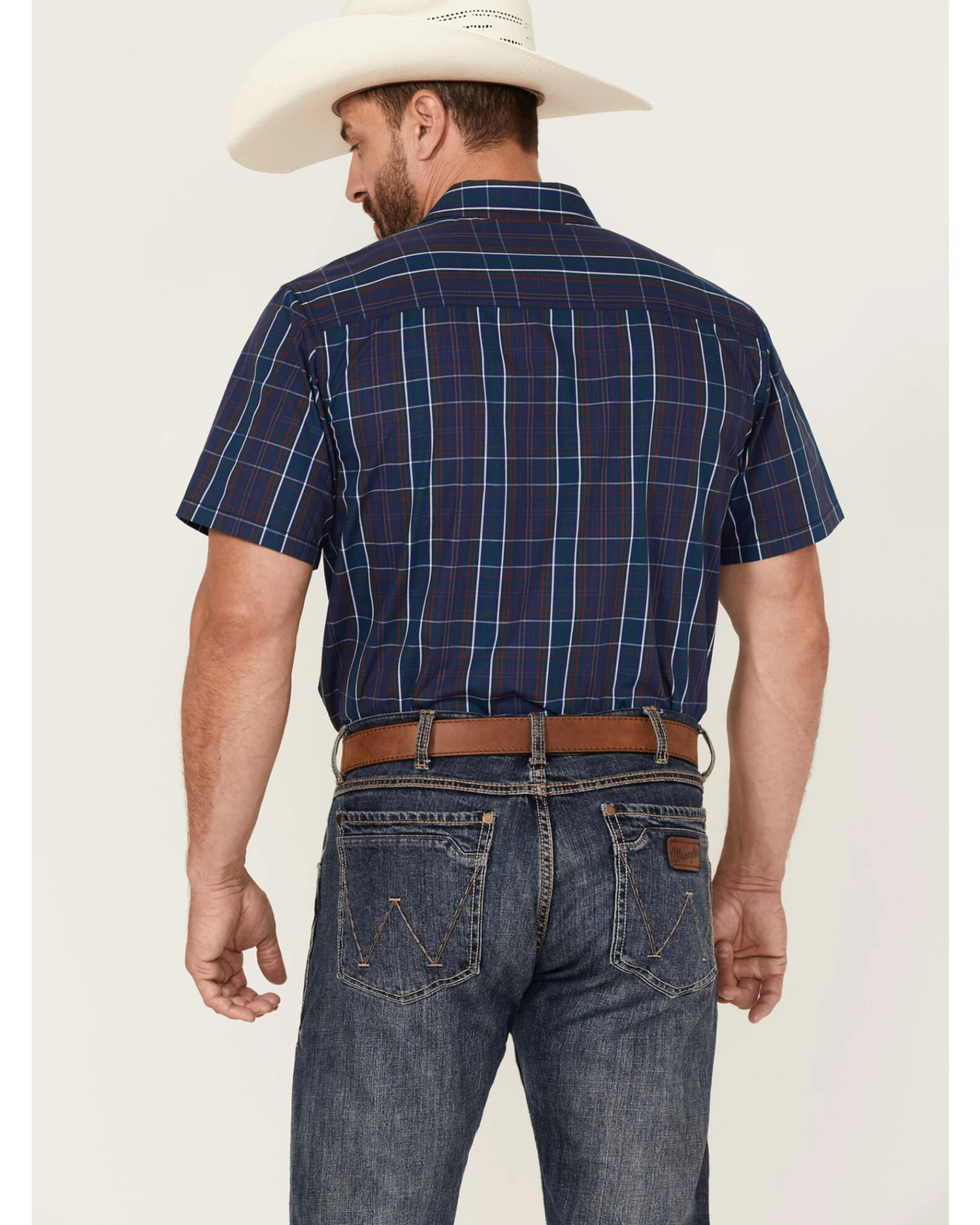 Gibson Men's Lost Leader Plaid Short Sleeve Button Down Western Shirt 4 Gibson Men's Lost Leader Plaid Short Sleeve Button Down Western Shirt - Image 4