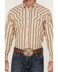 Blue Ranchwear Men's Yarn-Dye Stripe Long Sleeve Snap Western Shirt 8 Blue Ranchwear Men's Yarn-Dye Stripe Long Sleeve Snap Western Shirt -Ariat Store 2000364893 285 P4