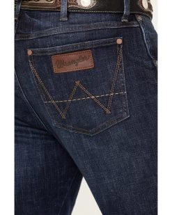Wrangler Retro Men's Merriam Dark Wash Stretch Slim Bootcut Jeans 6 Wrangler Retro Men's Merriam Dark Wash Stretch Slim Bootcut Jeans -Ariat Store 2000365062 416 P3