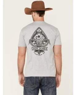 Cody James Men's Dead Mans Ace Graphic Short Sleeve T-Shirt  -Ariat Store 2000365253 020 P4