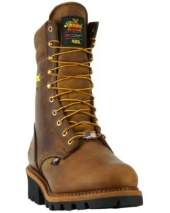 Thorogood Men's 9" Waterproof Logger Work Boots - Steel Toe