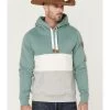 Wanakome Men's Colorblock Rivera Hooded Pullover Sweatshirt 