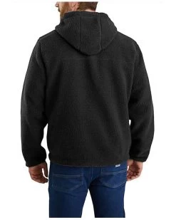 Carhartt Men's Rain Defender Relaxed Fit Fleece Hooded Reversible Jacket -Ariat Store 2000369662 933 P3