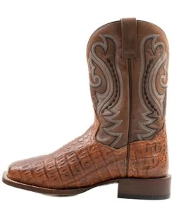 Dan Post Men's Exotic Caiman Western Boots - Broad Square Toe -Ariat Store 2000370753 235 P3