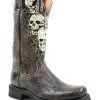 Dan Post Men's Skulls Motorcycle Western Boot - Square Toe
