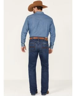 Blue Ranchwear Men's Montana Medium Wash Stackable Straight Stretch Denim Jeans -Ariat Store 2000373438 414 P3