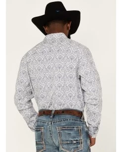 Gibson Men's Lava Lamp Floral Print Button Down Western Shirt 7 Gibson Men's Lava Lamp Floral Print Button Down Western Shirt -Ariat Store 2000374025 110 P4