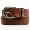 Cody James Men's Cypress Two Tone Embroidered Caiman Western Belt