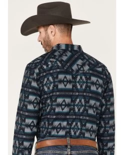 Moonshine Spirit Men's Wolf Moon Southwestern Stripe Snap Western Shirt 7 Moonshine Spirit Men's Wolf Moon Southwestern Stripe Snap Western Shirt -Ariat Store 2000374121 410 P4