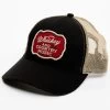 Moonshine Spirit Men's Whiskey & Country Embroidered Patch Mesh Back Ball Cap