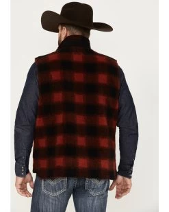 Pendleton Men's Ridgeline Buffalo Checker Fleece Vest -Ariat Store 2000374618 600 P4
