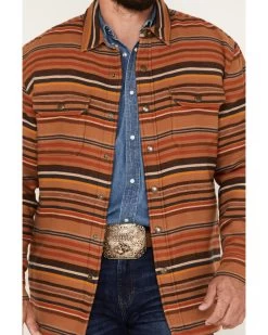 Pendleton Men's Striped Sherpa-Lined Snap Western Shirt Jacket 6 Pendleton Men's Striped Sherpa-Lined Snap Western Shirt Jacket -Ariat Store 2000374669 200 P3