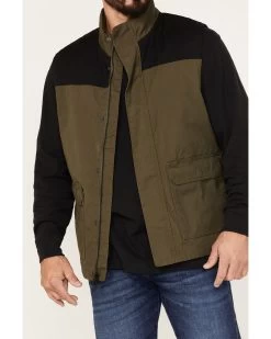 Brothers & Sons Men's Waxed Canvas Field Vest 6 Brothers & Sons Men's Waxed Canvas Field Vest -Ariat Store 2000374852 341 P3